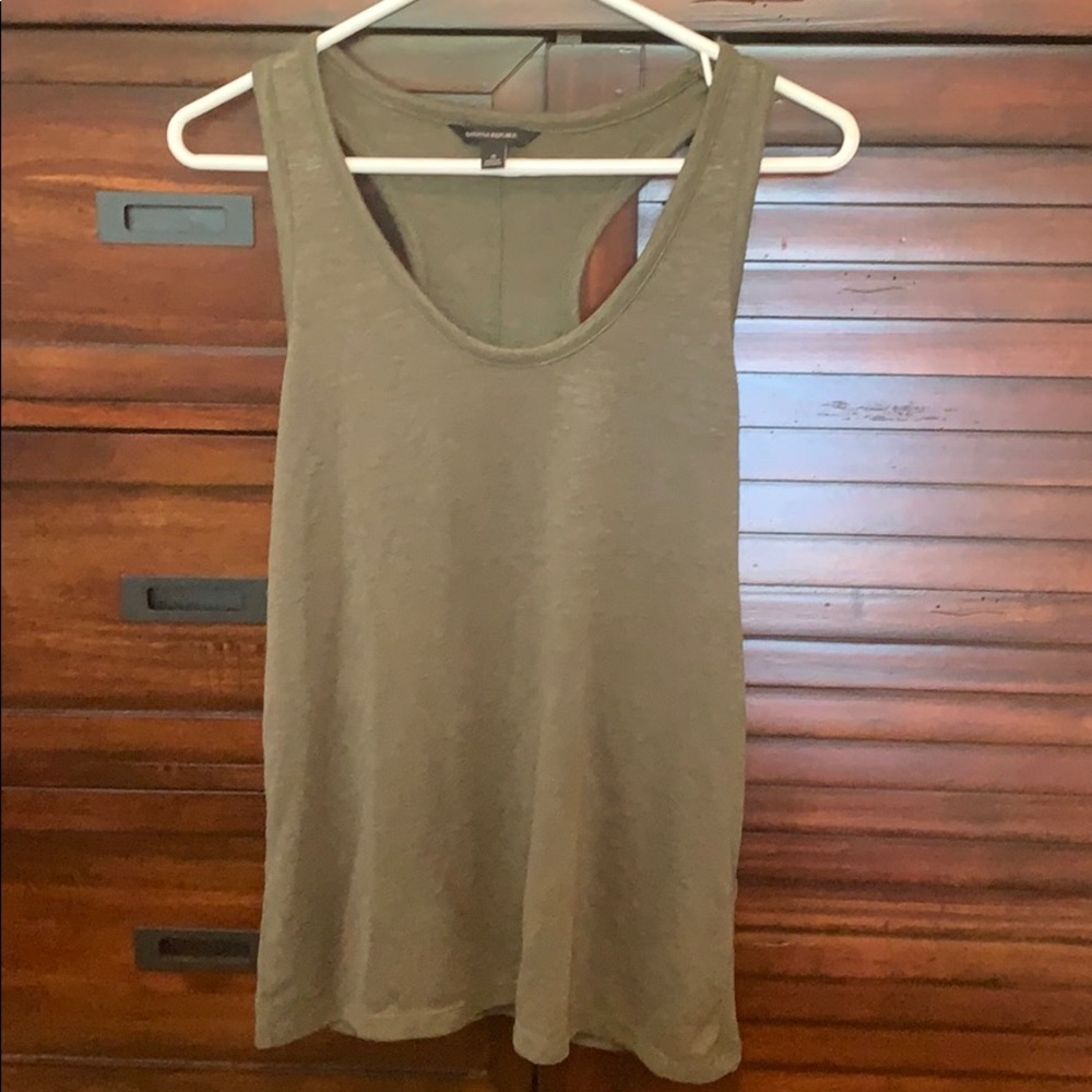 Banana Republic Green Knit Tank